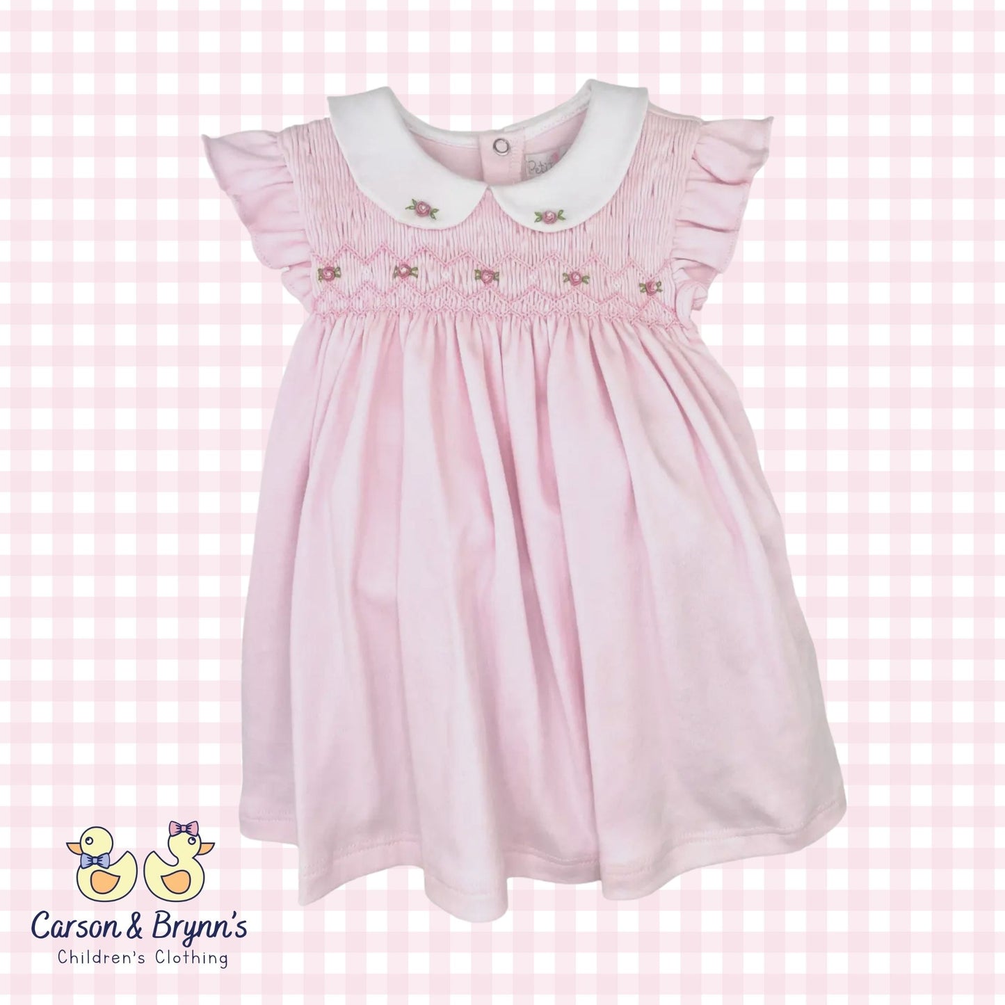 Petit Ami Fully Smocked Knit Dress