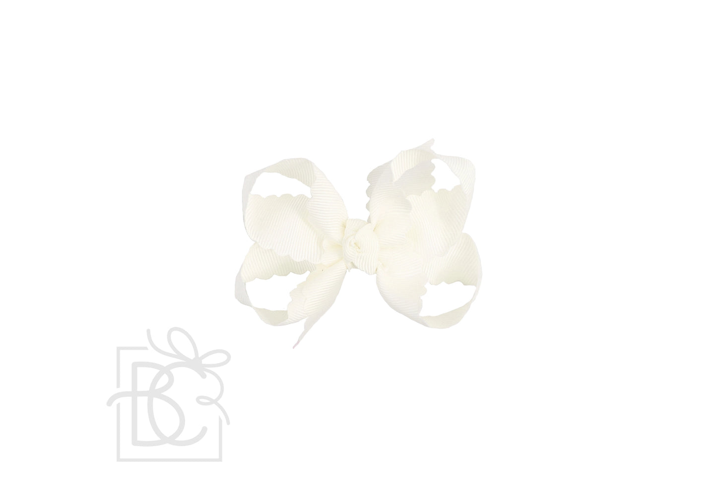 Beyond Creations Medium Scalloped Edge Bow- Multiple Colors