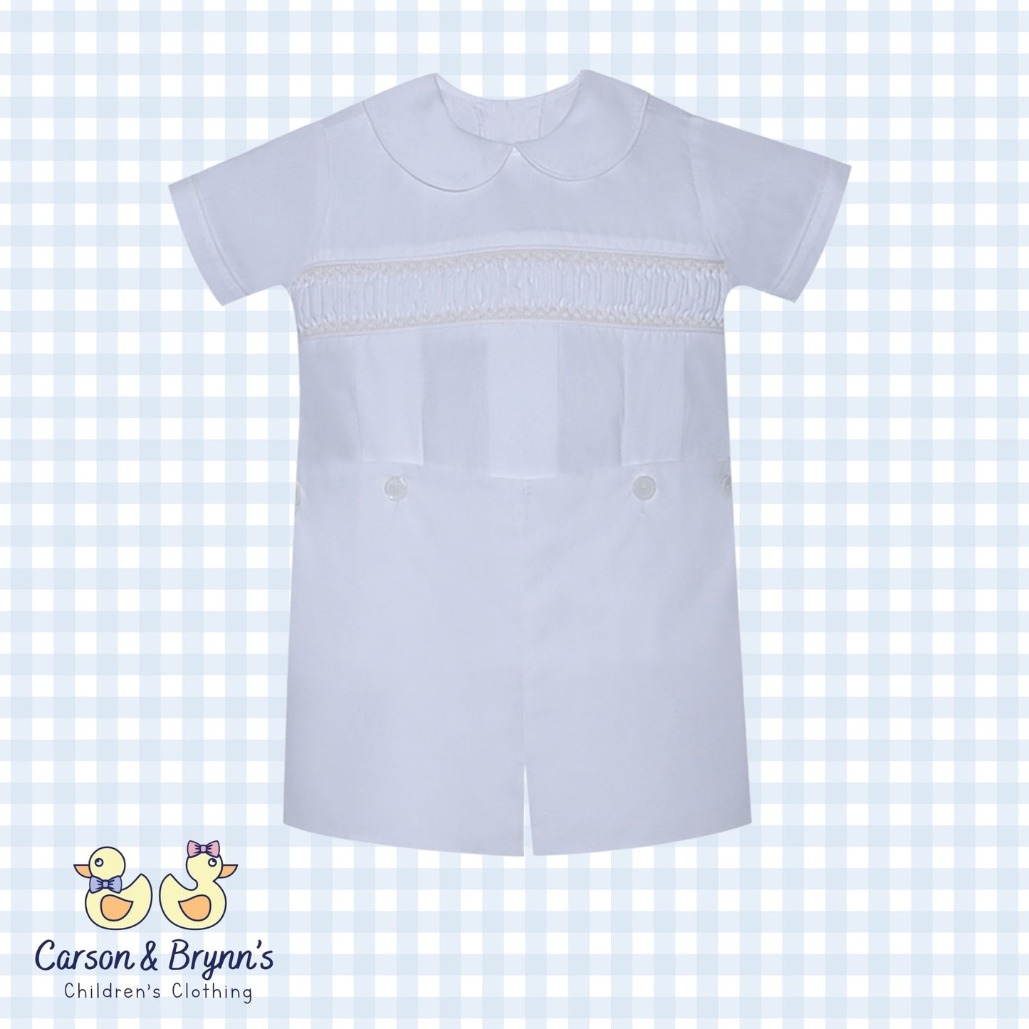 Phoenix and Ren Percy Button on Suit- White