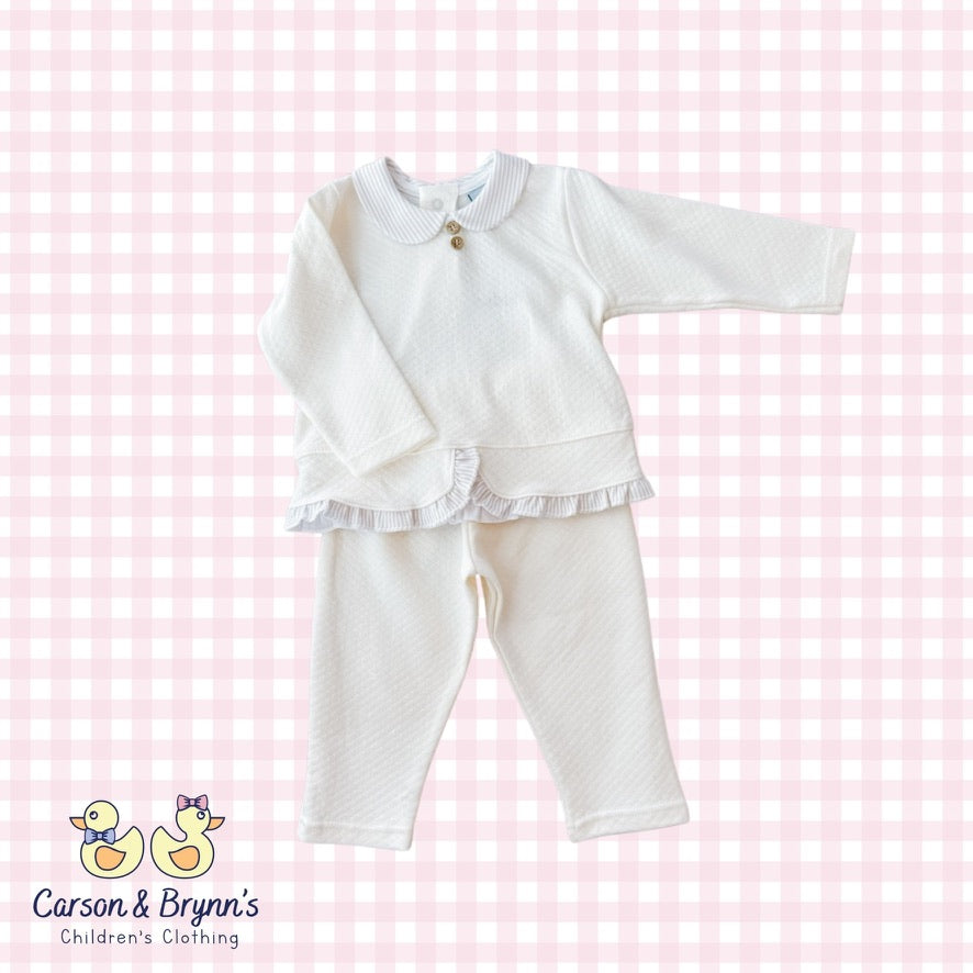 Babidu Cream Knitted Set