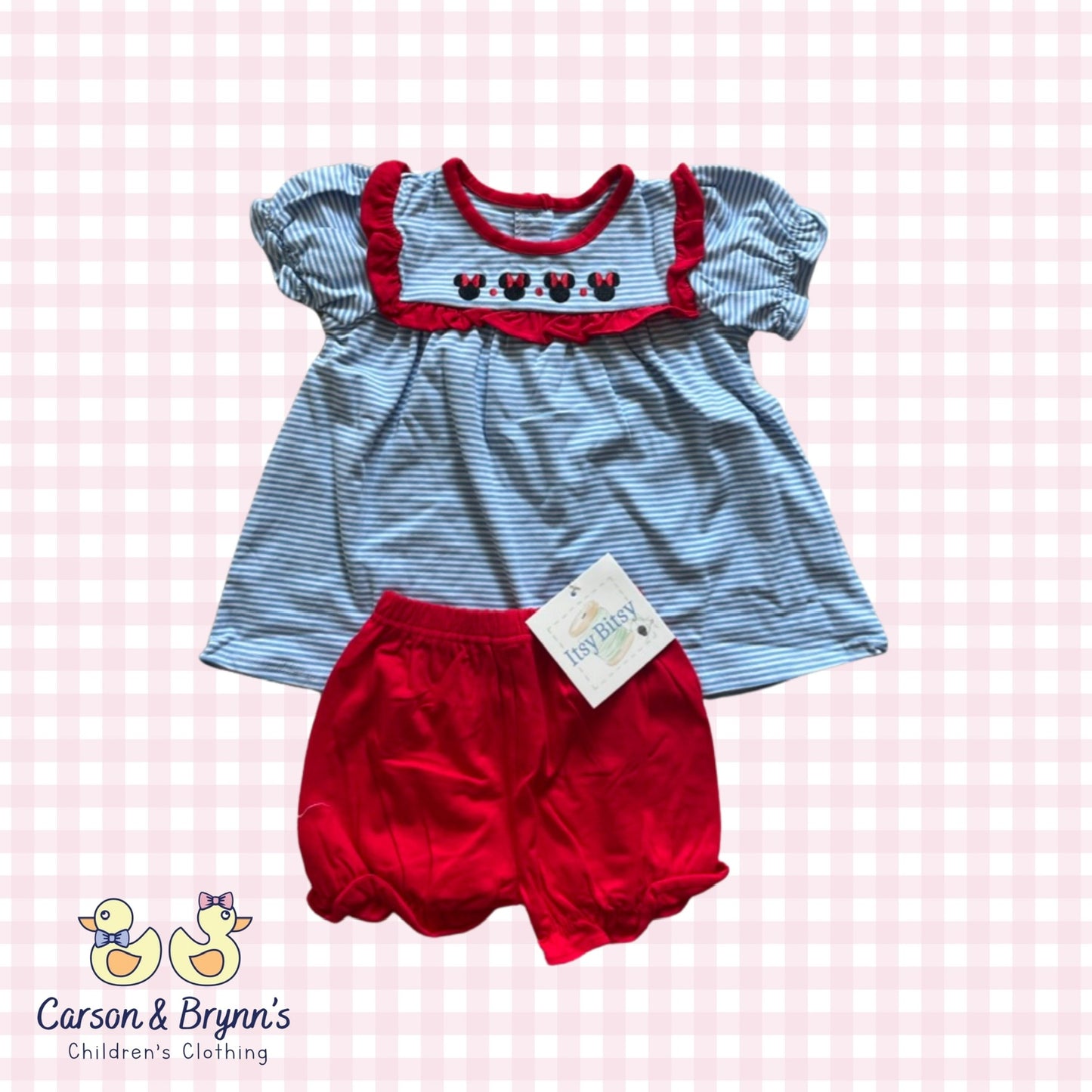 Itsy Bitsy Mouse Bloomer Set