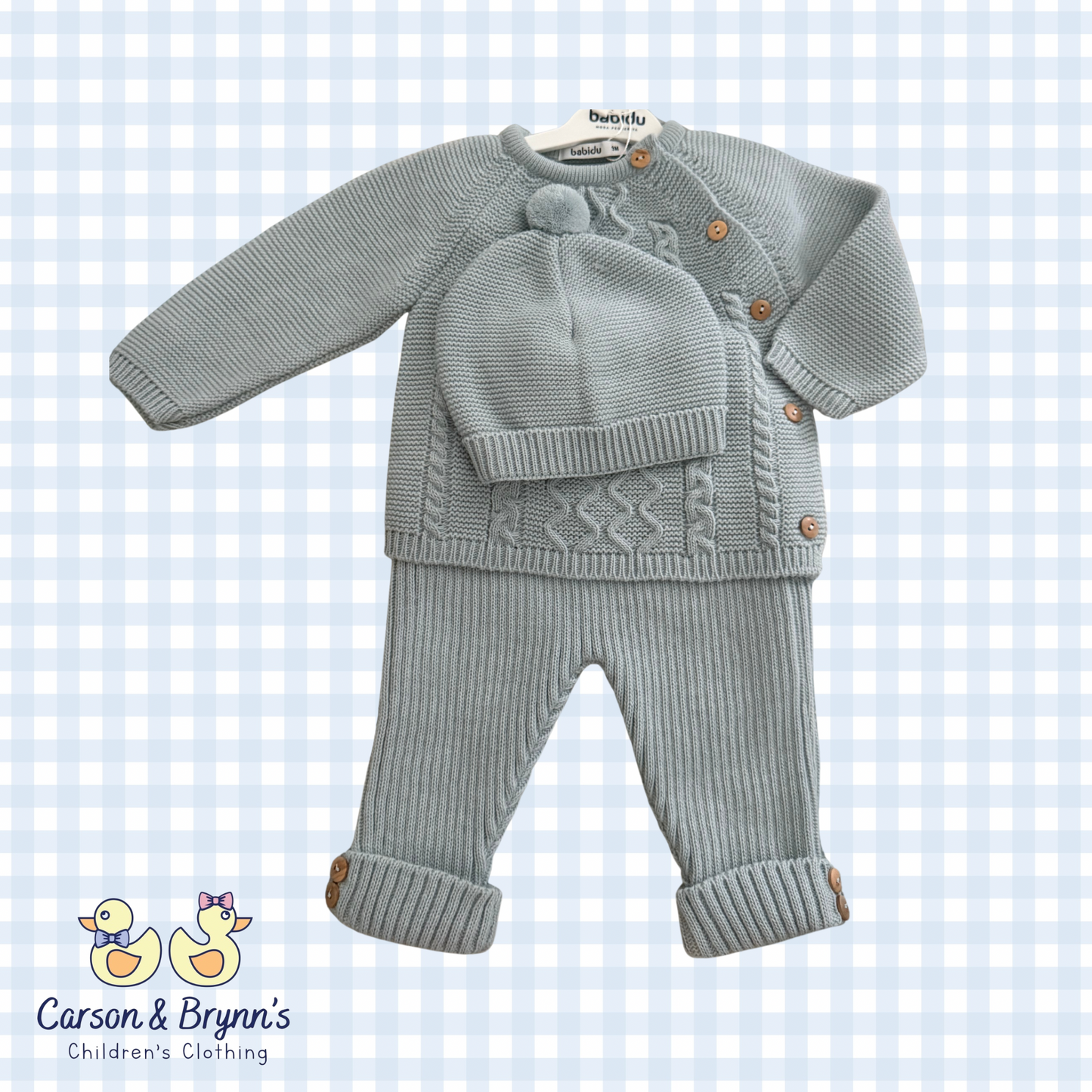 Babidu Knit Tracksuit and Hat