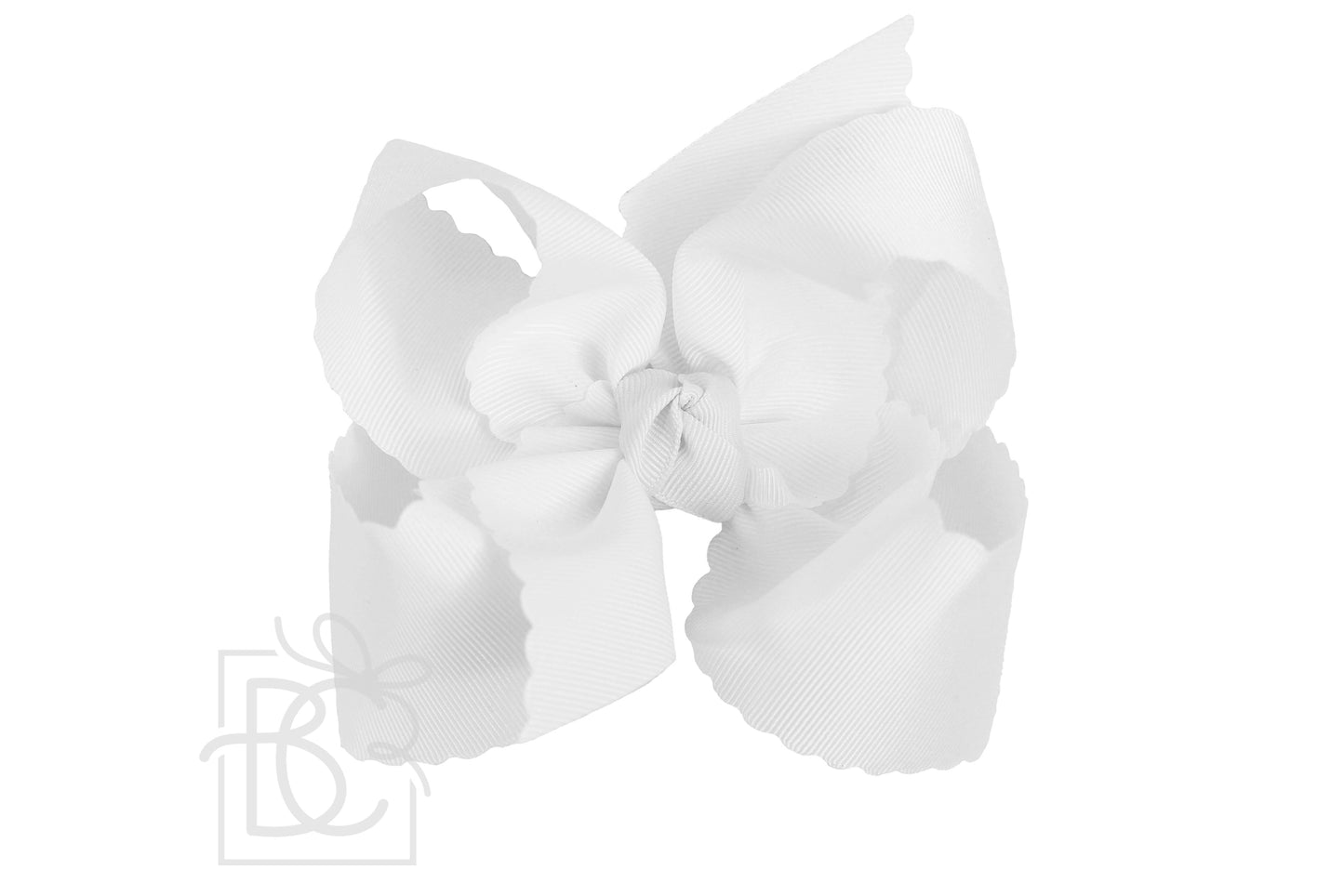 Beyond Creations Medium Scalloped Edge Bow- Multiple Colors