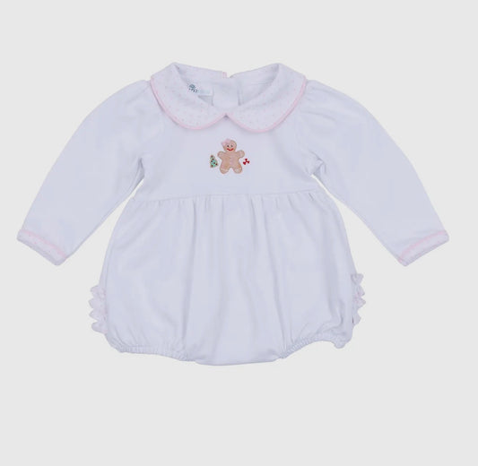 Magnolia Baby Frosted Wonderland Collared Ruffle Bubble