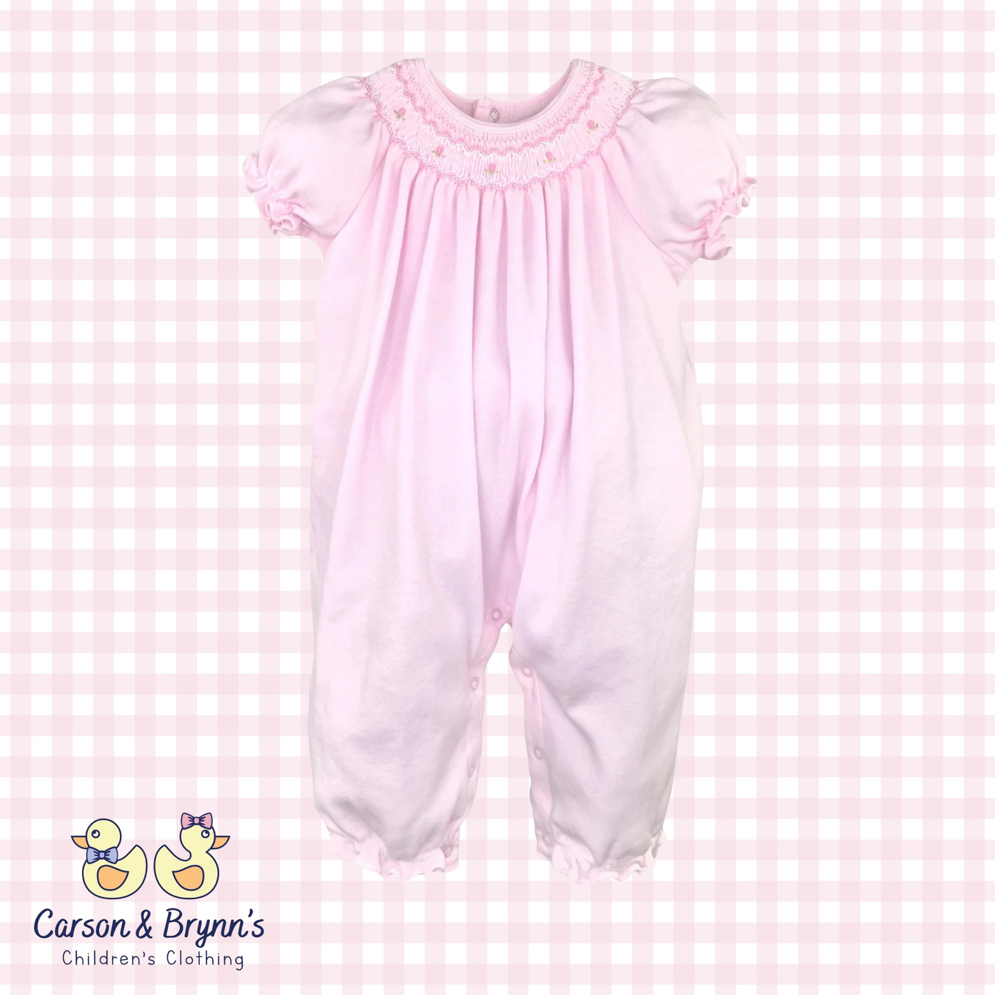 Petit Ami Bishop Smocked Longall