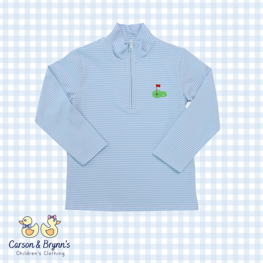 Itsy Bitsy 1/4 Zip Pullover- Golf