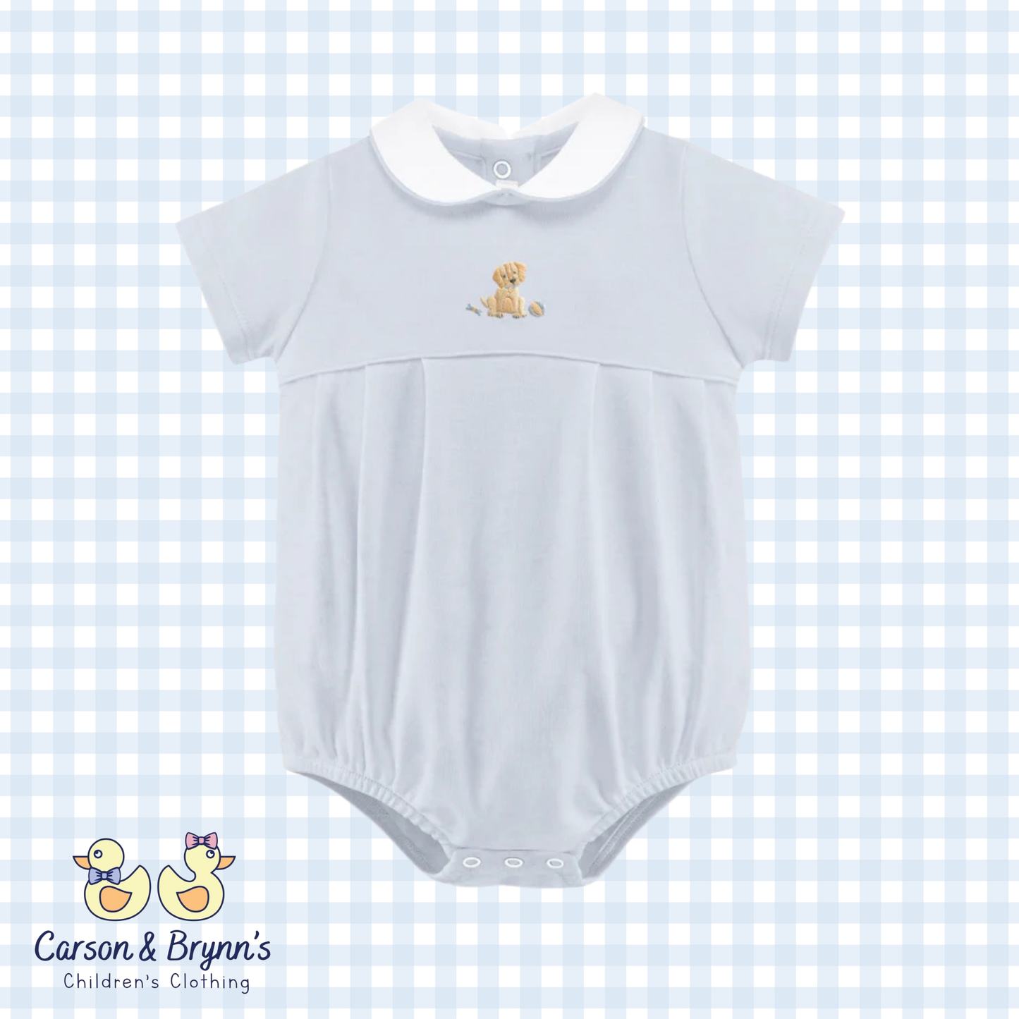 Baby Club Chic Good Puppy Bubble with Round Collar