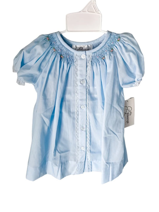 Baby Blessings Sophia Dress- Blue