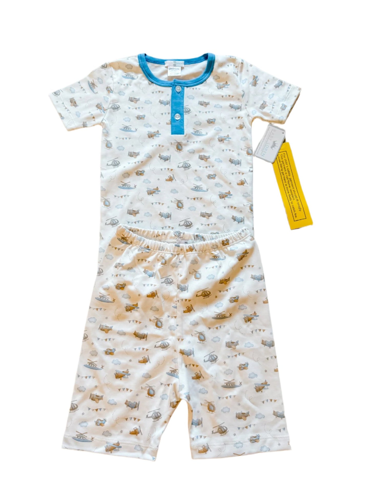 Baby Loren Airplanes Pajama Set