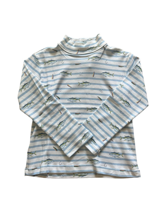 Lullaby Set Tiny Tot Turtleneck- Fish Tales