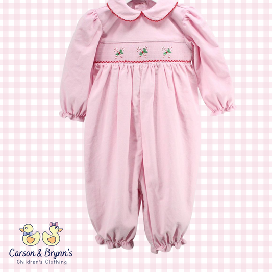 Candy Cane Claire Romper