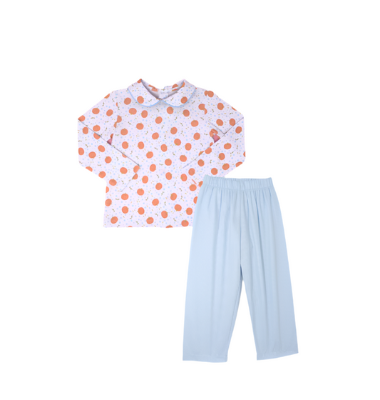 Lullaby Set Sibley Pant Set- Pumpkin