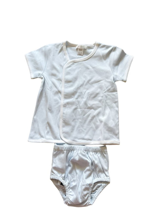 Baby Loren Light Blue Diaper Set