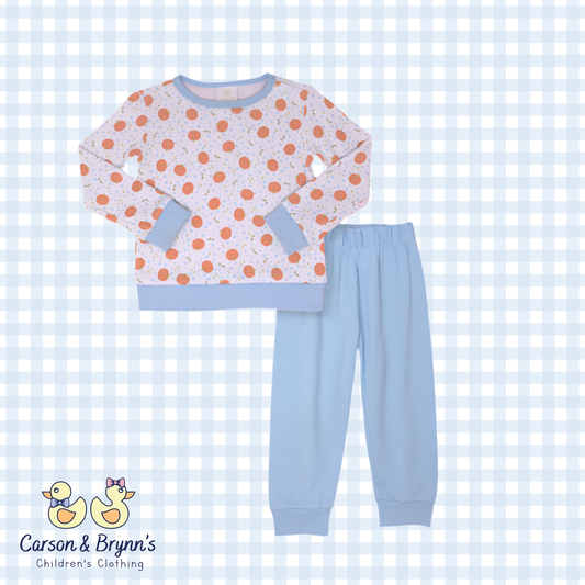 Lullaby Set Pumpkin Sweatsuit