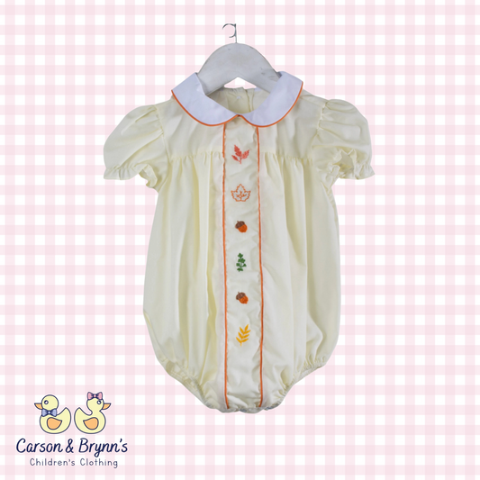 Baby Blessings Autumn Leaves Madelyn Bubble