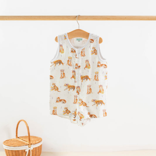 Louisiana Tigers Organic Muslin Shortall