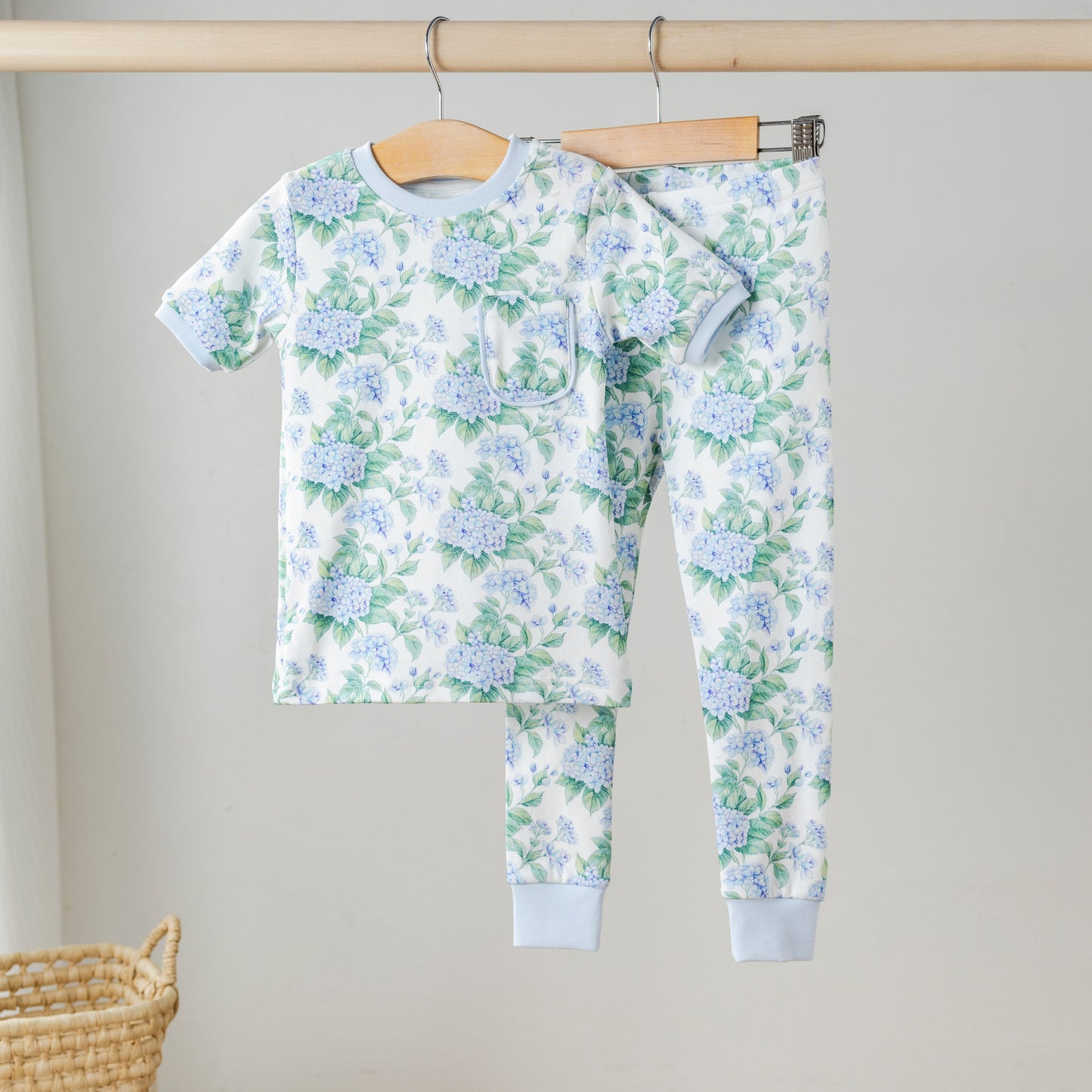 Hydrangea Heaven Cotton Pajama Set