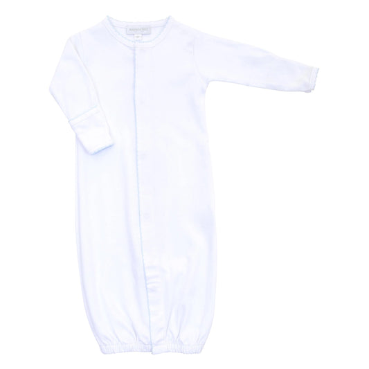 Magnolia Baby Essentials Blue Trim Converter Gown